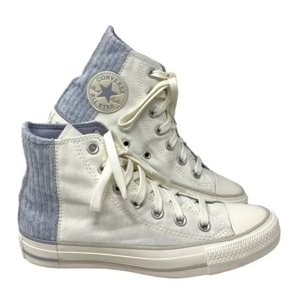 Converse Chuck Taylor High Top Egret Blue Knit Canvas Women's Sneaker A01342F - Picture 1 of 7